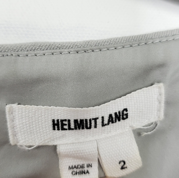 Helmut Lang V neck faux wrap front dress size 2 - Picture 3 of 9